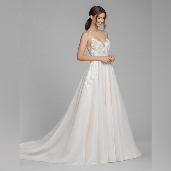 Tara Keely by Lazaro Paola wedding gown. Size 14 bridal size 6 women’s. - Picture 1 of 9
